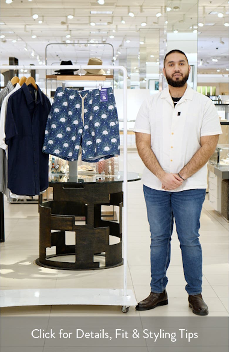 The Bayberry Floral Swim Trunks, sales video thumbnail