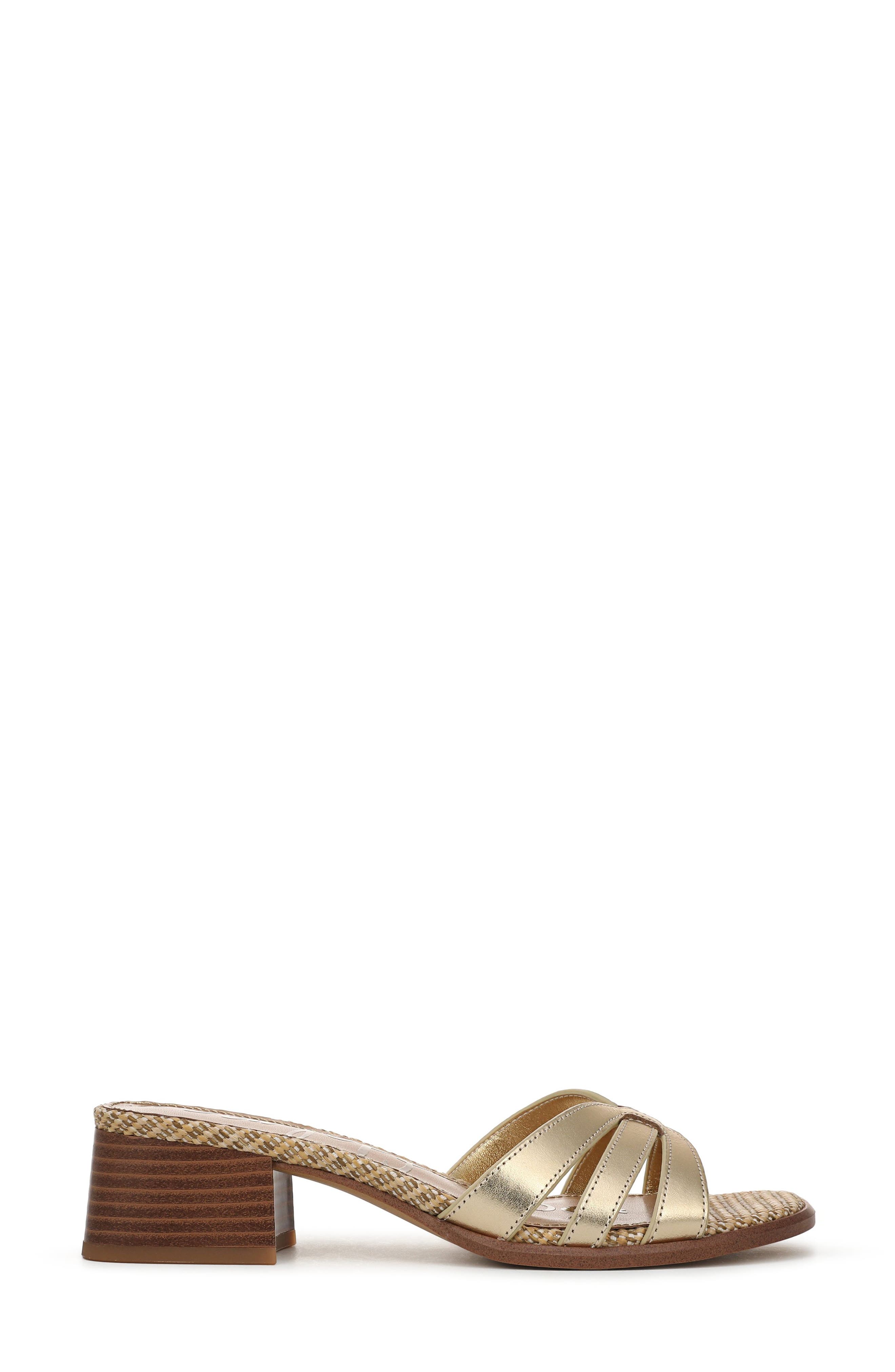 Farrin Block Heel Sandal, Alternate, color, AMBER GOLD