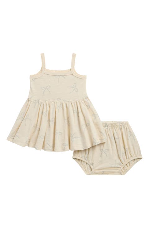 Lea Sailor Bow Sleeveless Dress (Baby)