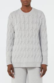 MM by Max Mara Quid Cable Stitch Sweater
