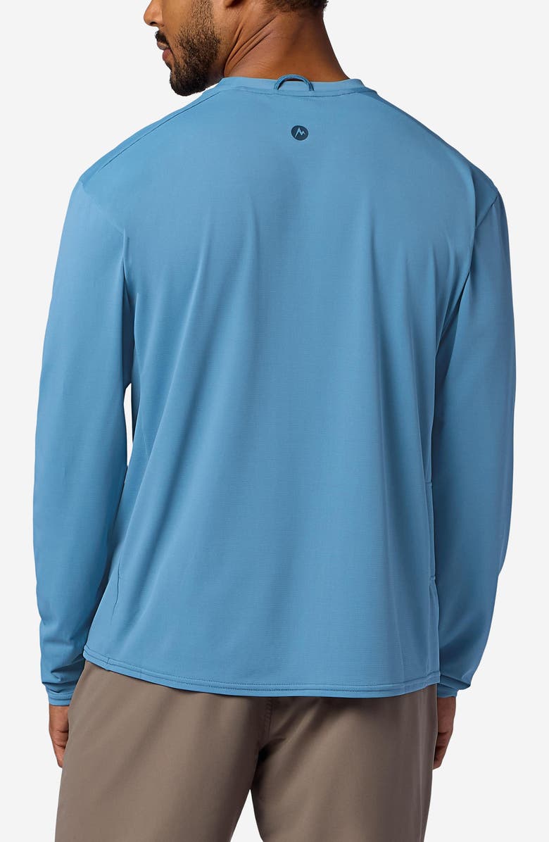 Marmot AirExchange SolarShield UPF Long Sleeve Crewneck T-Shirt, Alternate, color, Summer Storm
