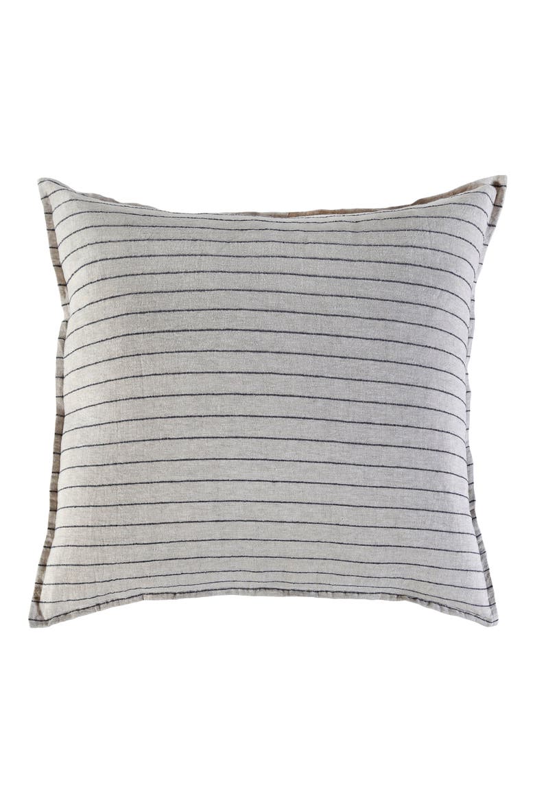 Blake Linen Sham, Main, color, FLAX/MIDNIGHT