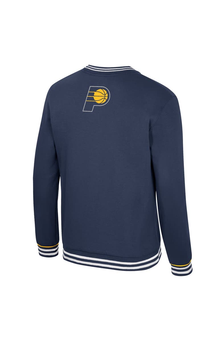 Stadium Essentials Unisex Stadium Essentials Navy Indiana Pacers Half-Time 2 Pullover Sweatshirt, Alternate, color, 
