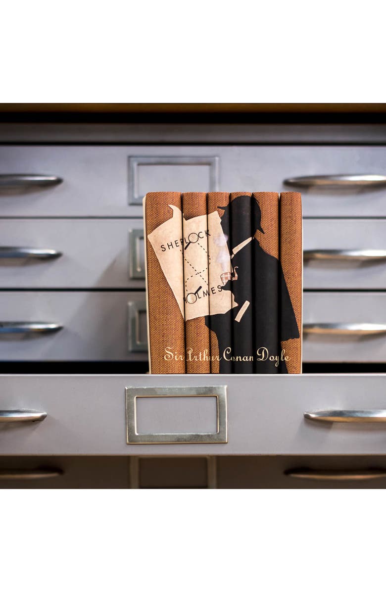 Juniper Books Sherlock Holmes Book Set, Alternate, color, Brown