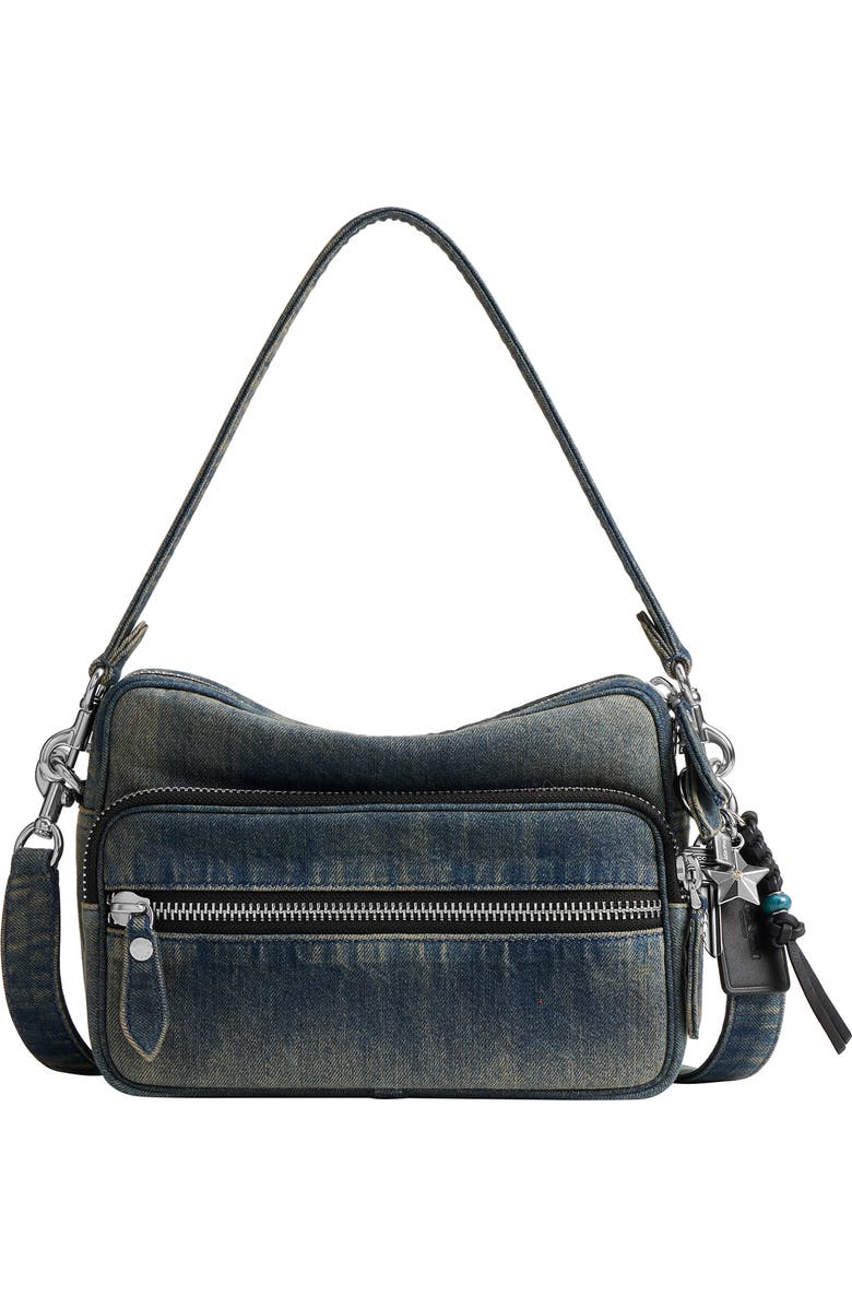 COACH Dakota Crossbody Bag in Cotton Denim, Main, color,