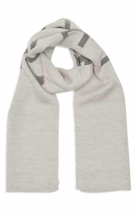 Givenchy Intarsia 4G Double Face Wool Scarf