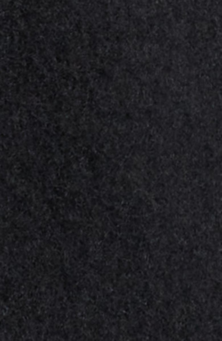 MANGO Christy Wool-Blend Military Jacket, Alternate, color, Black