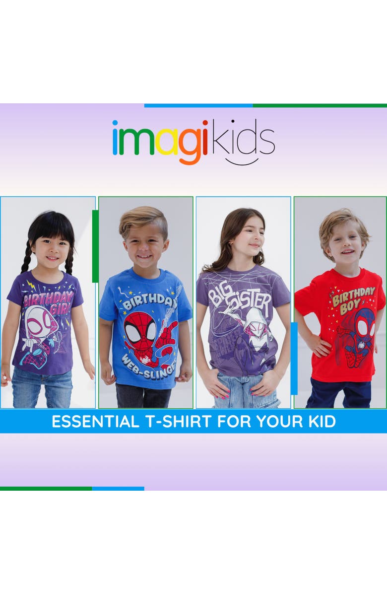 Marvel Spider-Man Graphic Short Sleeve T-Shirt, Alternate, color, Ghost Spider Dk Purple