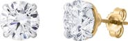 LuvMyJewelry Nisara 4 Ct TW Lab Grown Round Diamond Studs 14K Gold Earrings