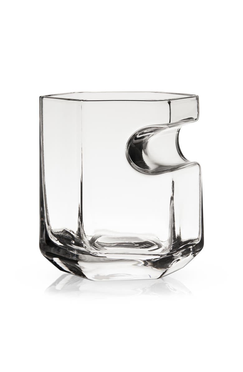 Viski Raye Crystal Cigar Glass, Main, color, Clear