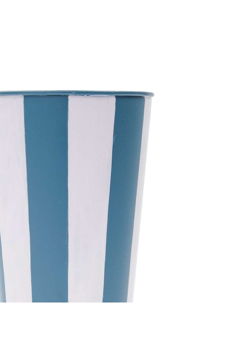 Cabana Striped Blue Vase, Alternate, color, Blue