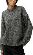 Lilysilk Oversized Crewneck Wool-Cashmere Sweater