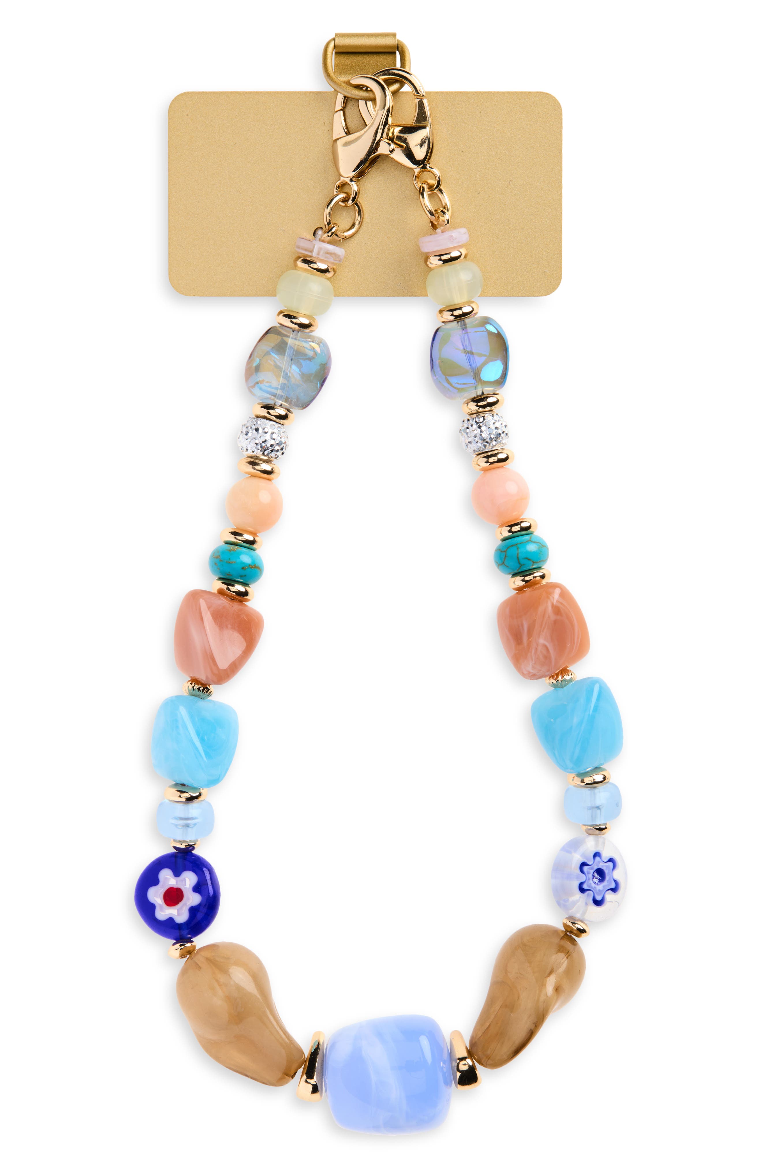 selected BLUE MULTI- GOLD
