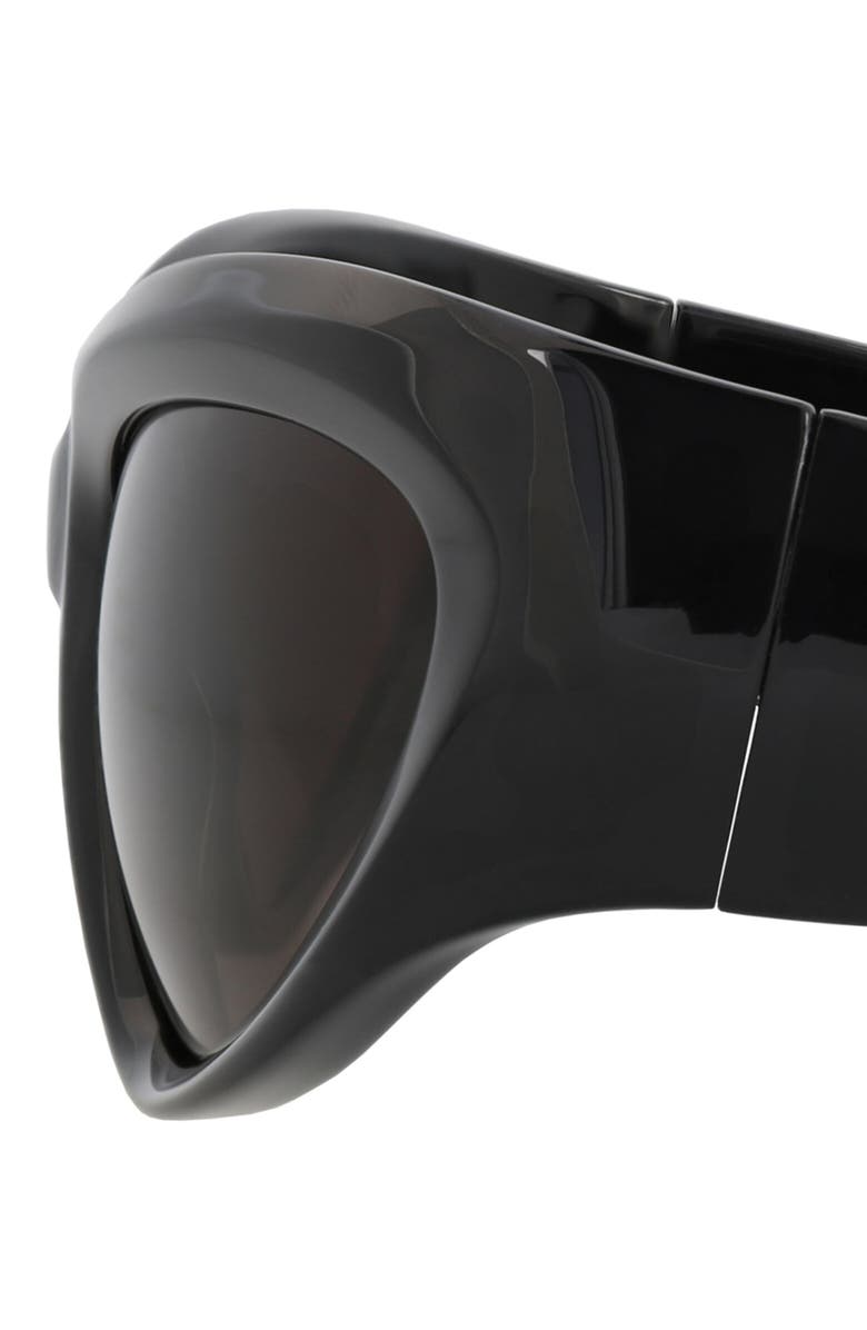 Balenciaga 64mm Shield Sunglasses, Alternate, color,