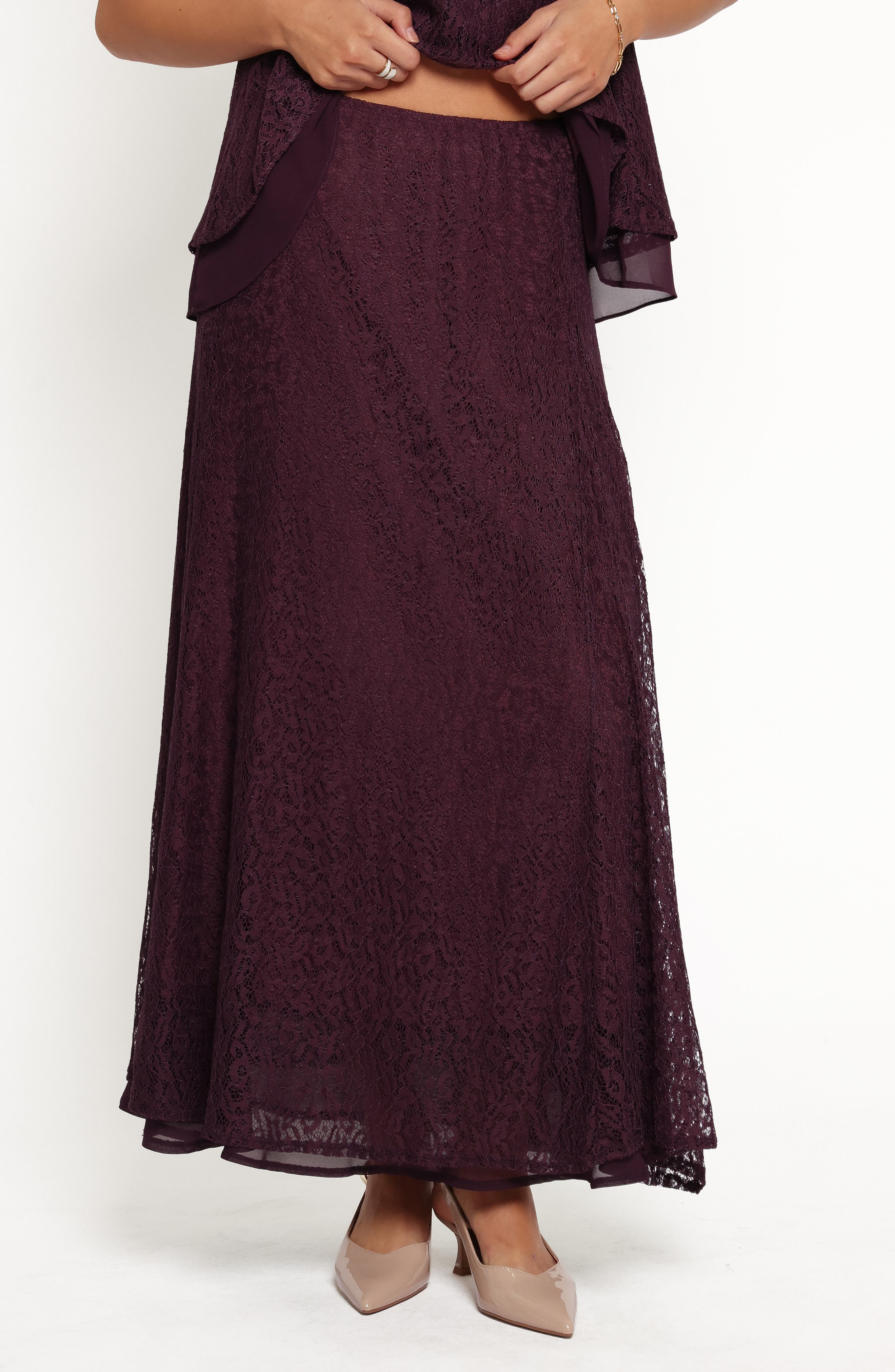 selected PLUM LACE