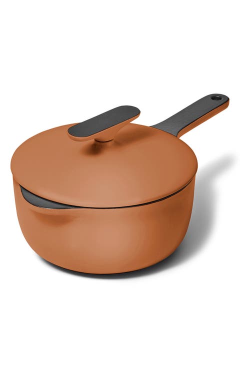 Enameled Cast Iron 1.8-Quart Mini Sauce Pan with Lid