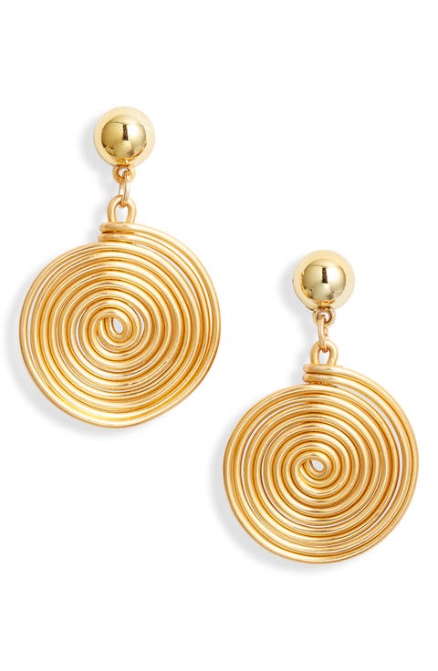 Swirl Drop Earrings