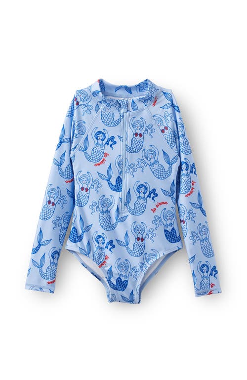 Shop Cotton On Kids Kid's Lydia One Piece In Dawn Blue Mermaid