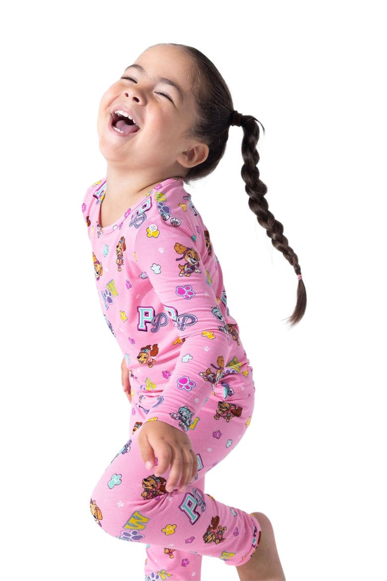 Kids' PAW Patrol Varsity Pink Set of 2 Piece Pajamas, Alternate, color, PAW Patrol: Varsity Pink