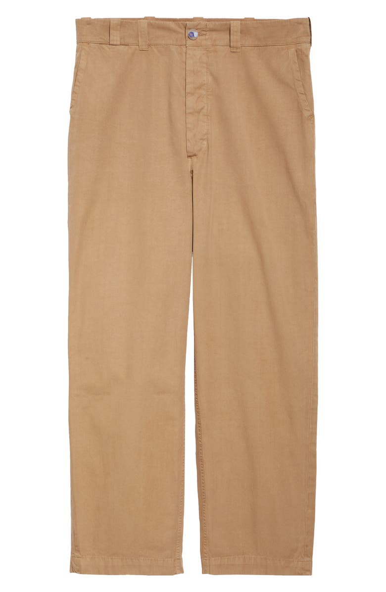 The Elder Statesman Silvano Norm Washed Cotton Pants, Alternate, color, Khaki