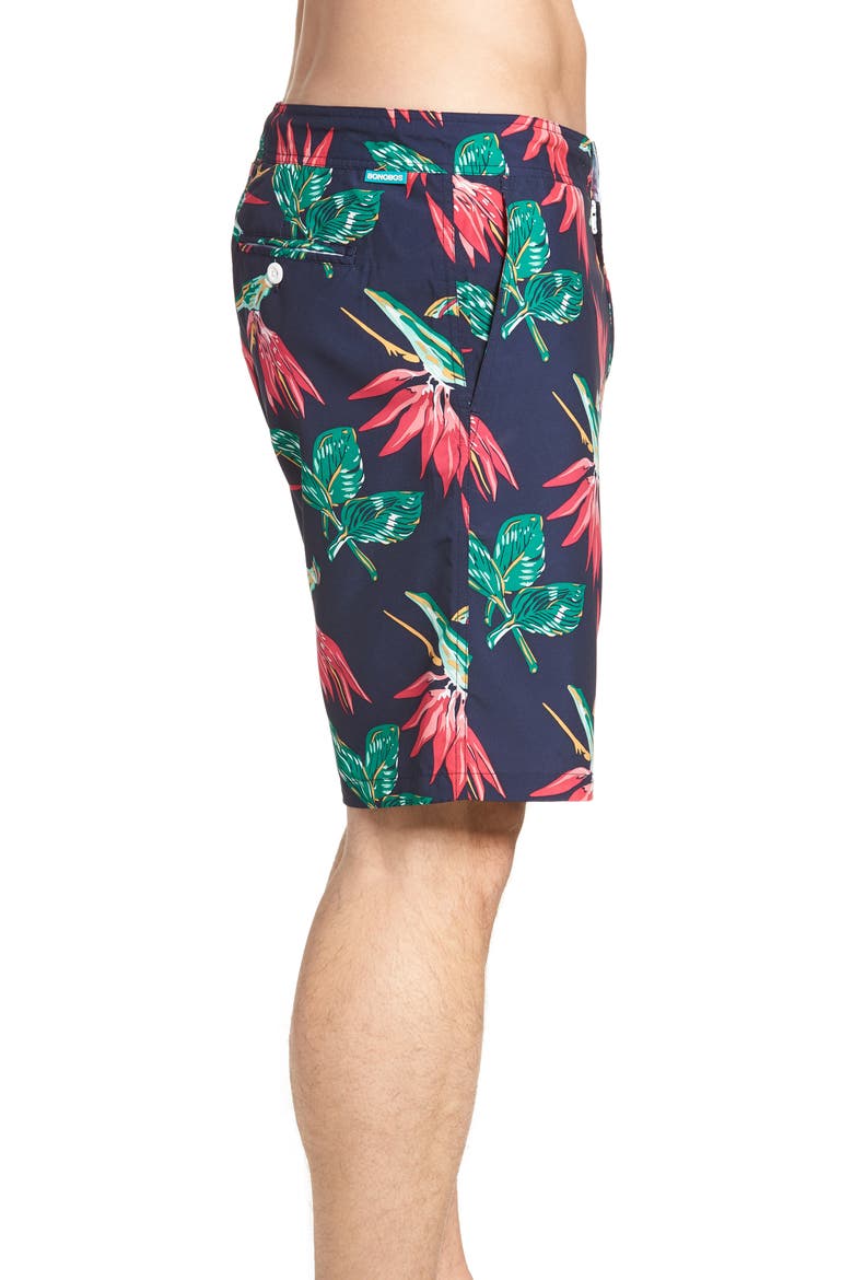 Banzai 9-Inch Swim Trunks, Alternate, color, BIRD OF PARADISE