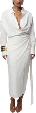 JLUXLABEL Skyline Wrap Midi Dress