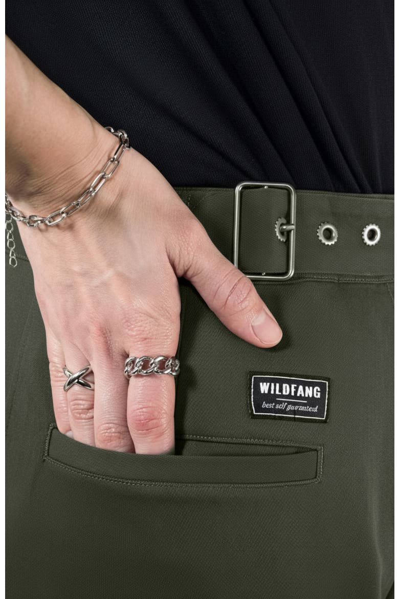 The Essential Utility Wrap Skirt, Alternate, color, SPRUCE