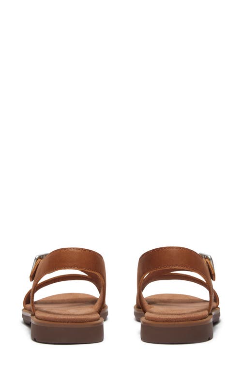 Timberland Calista Bay Womens Backstrap Sandal In Rust Full Grain