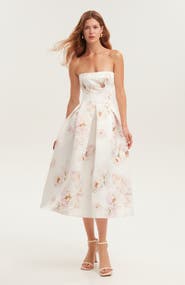 Milla Corset Midi Formal Occasion Dress