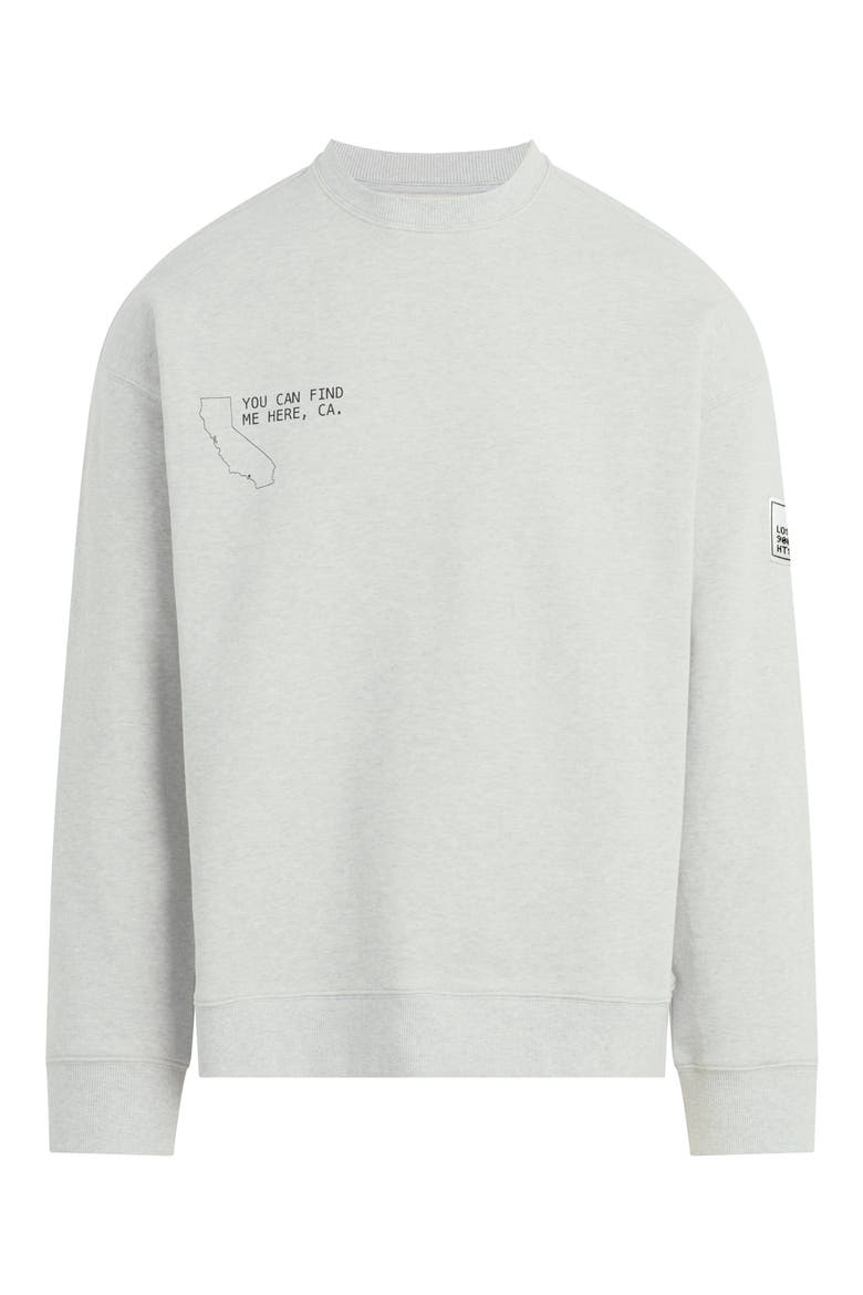 Relaxed Crewneck Graphic Sweatshirt, Alternate, color, LIGHT HEATHER GREY