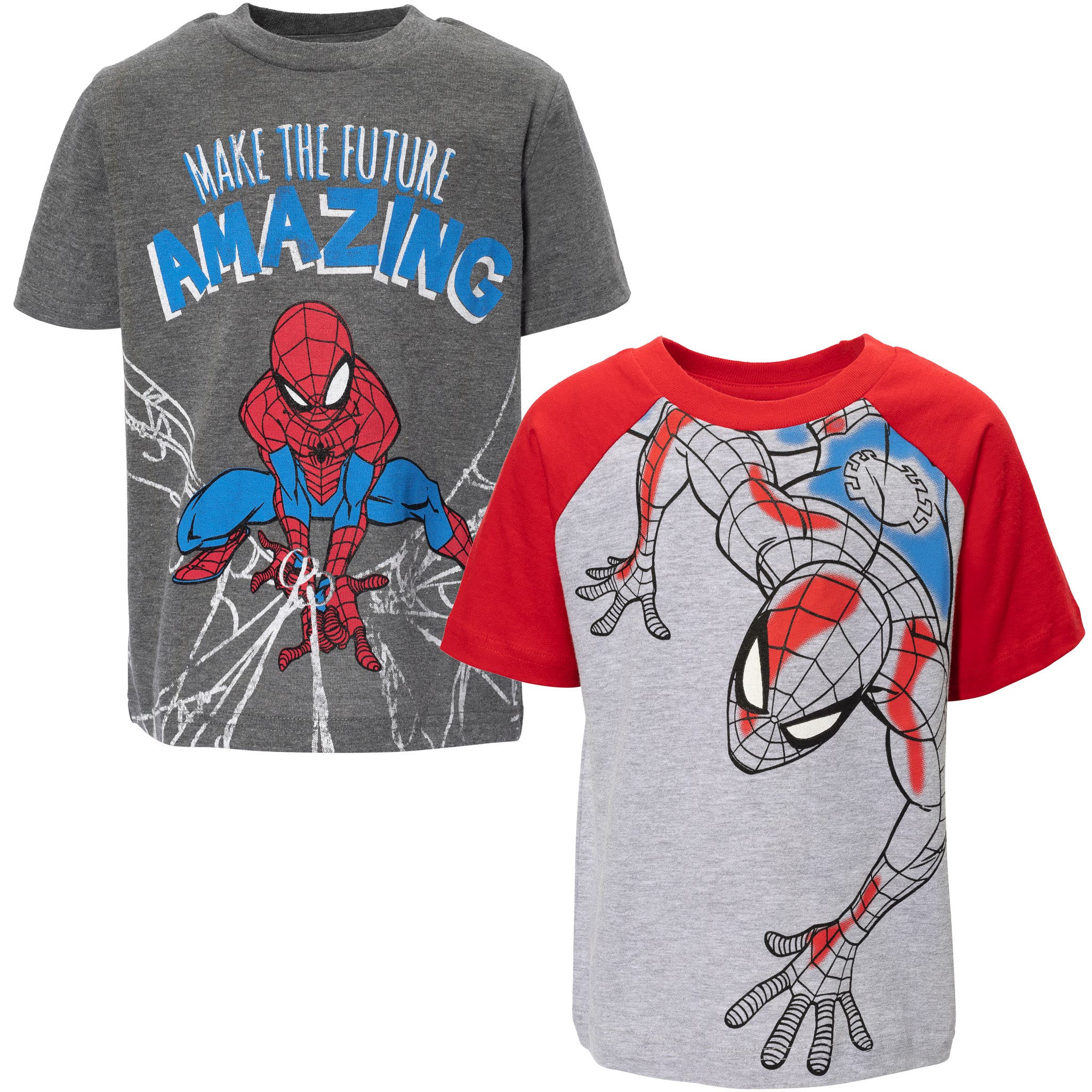 selected Spider Man Grey Red