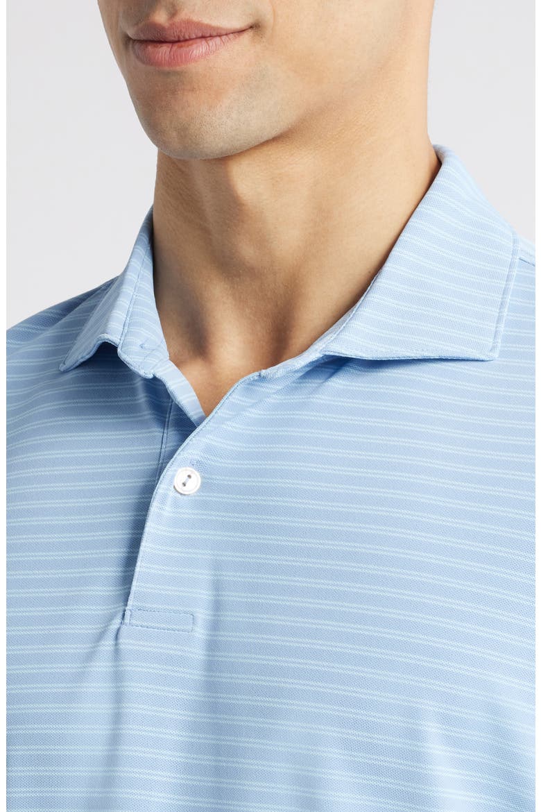Crown Crafted Mezzo Stripe Performance Polo, Alternate, color, ANGELITE