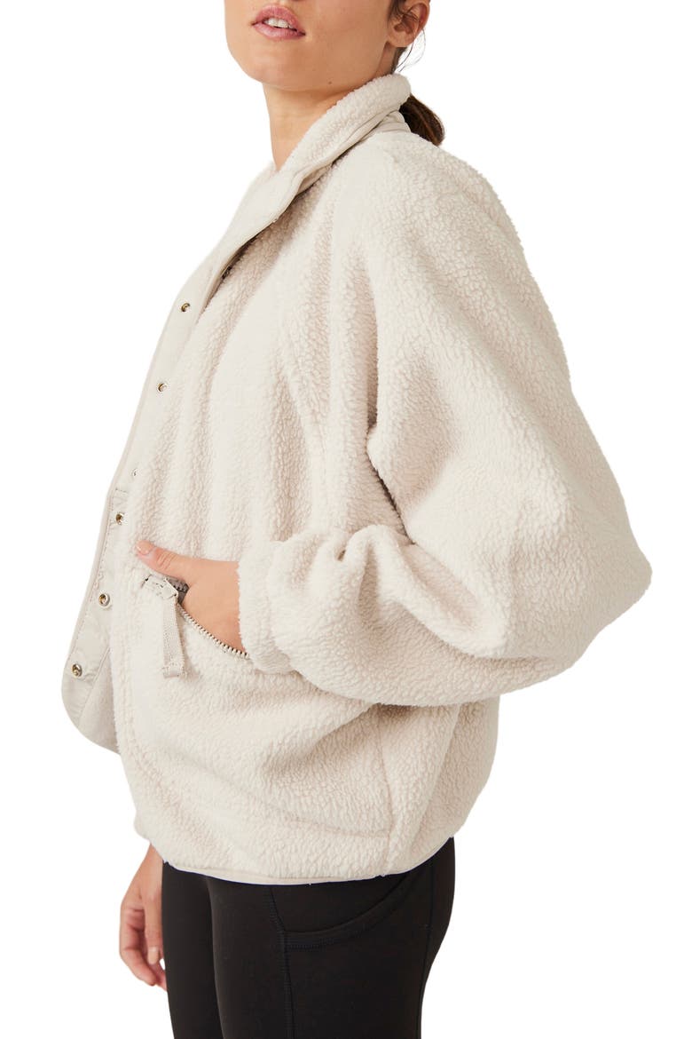 FP Movement Hit the Slopes Fleece Jacket, Alternate, color, MUTED BEIGE
