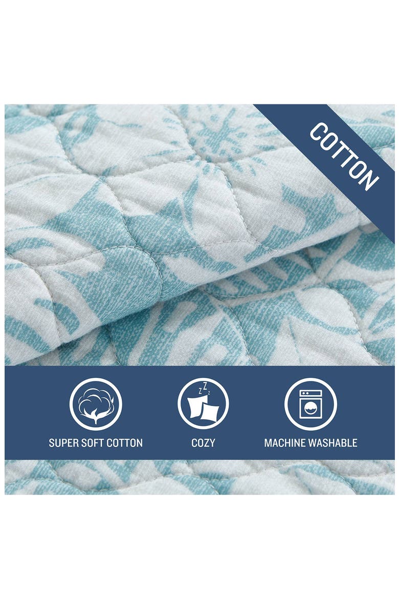 Laguna Beach 3-Piece Quilt Set, Alternate, color, BAHAMA BLUE