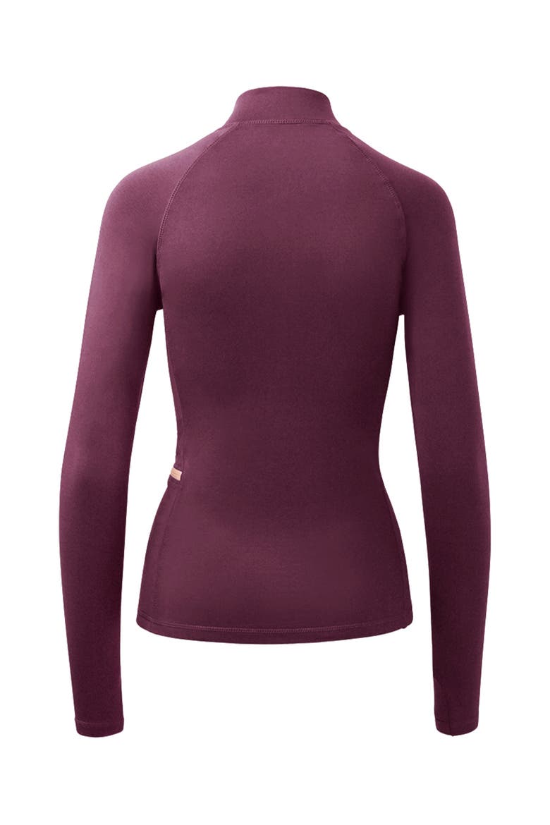 Long Sleeve Full Zip Active Fleece, Alternate, color, Wine