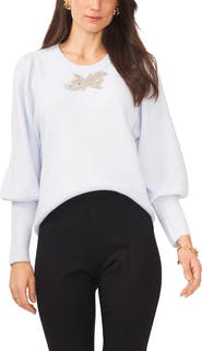 Chaus Cozy Balloon Sleeve Sweater