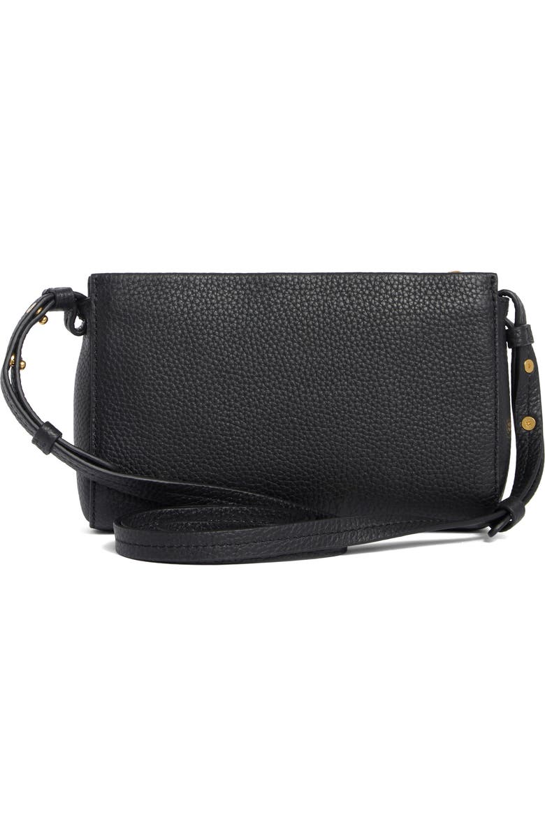 Vince Smyrna Top Zip Crossbody Bag, Alternate, color, Black