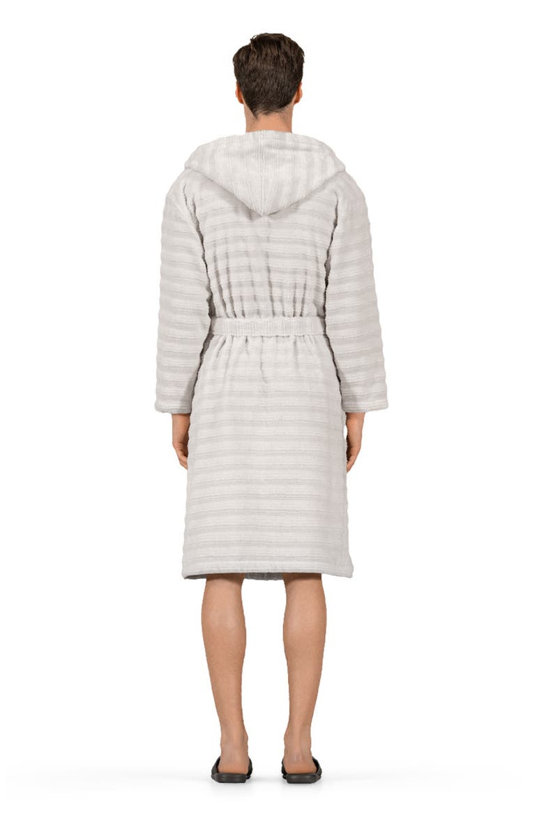 Galio Unisex Bathrobe, Alternate, color, Grey