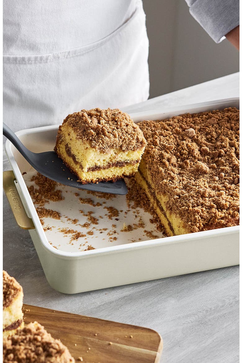 Reserve Bakeware Rectangular Cake Pan, Alternate, color, CREAM