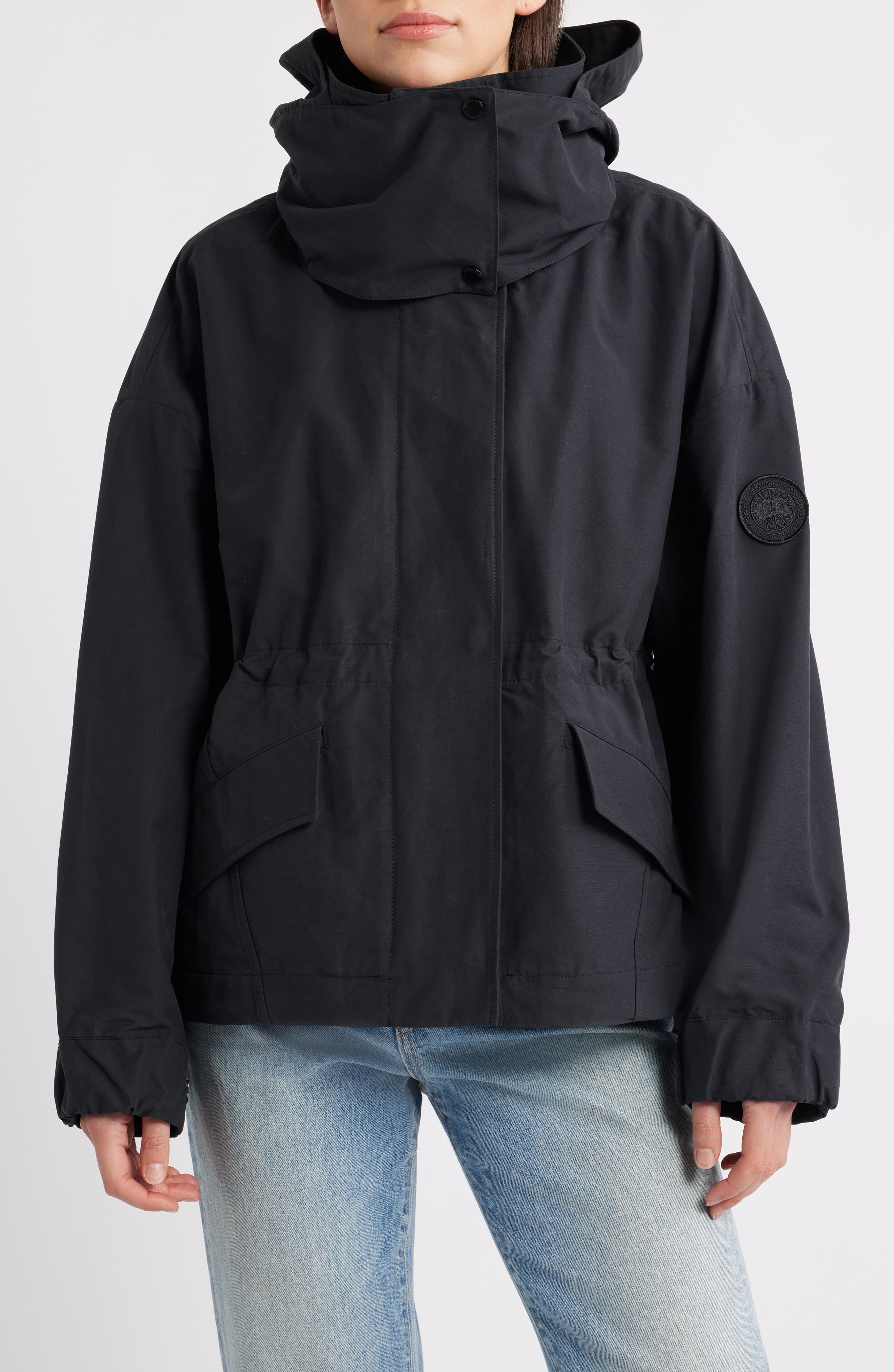Canada Goose Olivine Oversize Water Repellent Bonded Twill Jacket