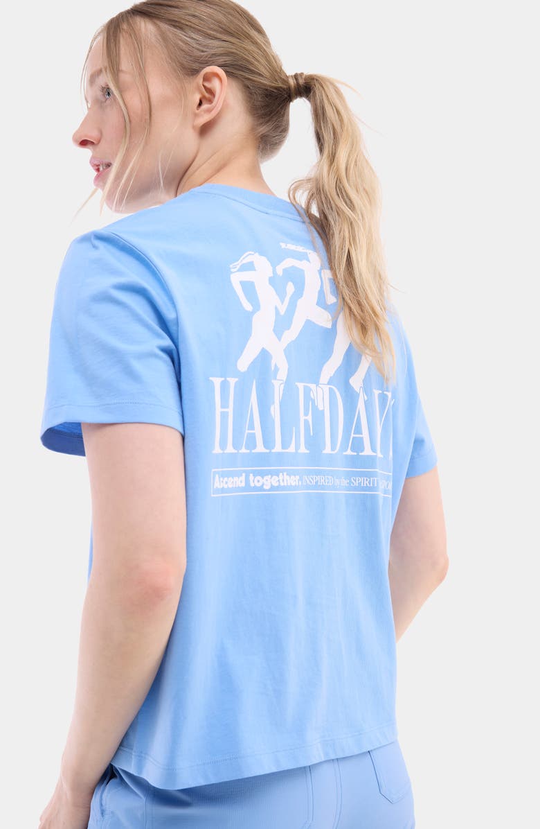Halfdays Graphic T-Shirt, Alternate, color, Forget Me Not
