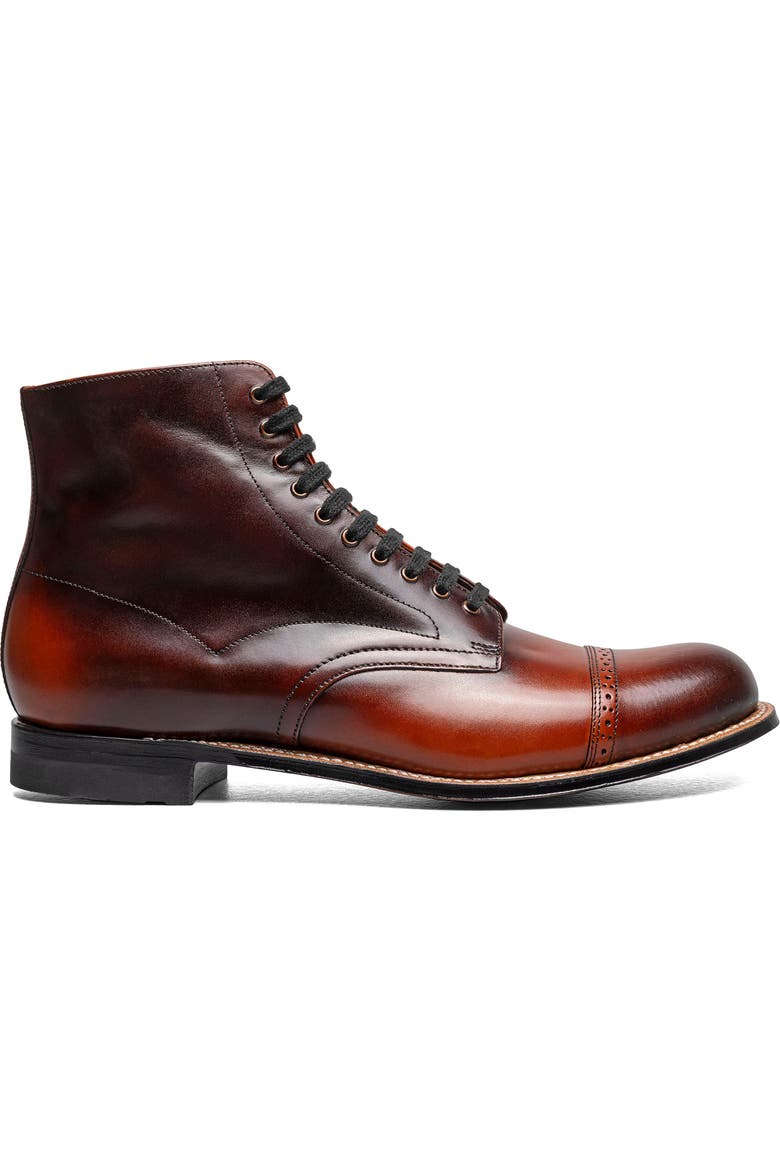 men's lace up dress boots Black Lace-Up Leather Vintage 1920s Peaky Blinders Cap Toe Boots in black color Well heeled gents might slip into these Dress Boots to pay any number of professional or social calls in town Men's Brown Wingtip Leather Derby