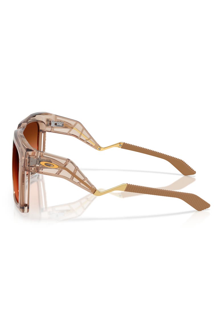 Gender Inclusive Enigma Ink 59mm Square Sunglasses, Alternate, color, DL TRANS WARM BROWN / BRONZE