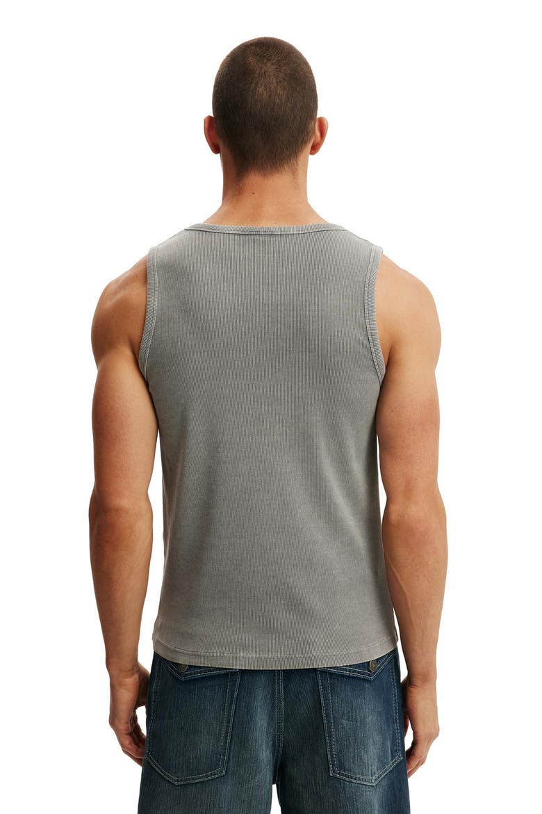 Men's Rib Tank, Alternate, color, Slate Stone Wash