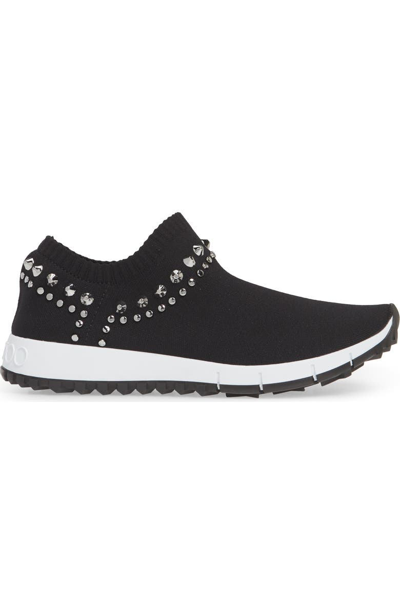 Jimmy Choo Verona Studded Knit Sneaker, Alternate, color,