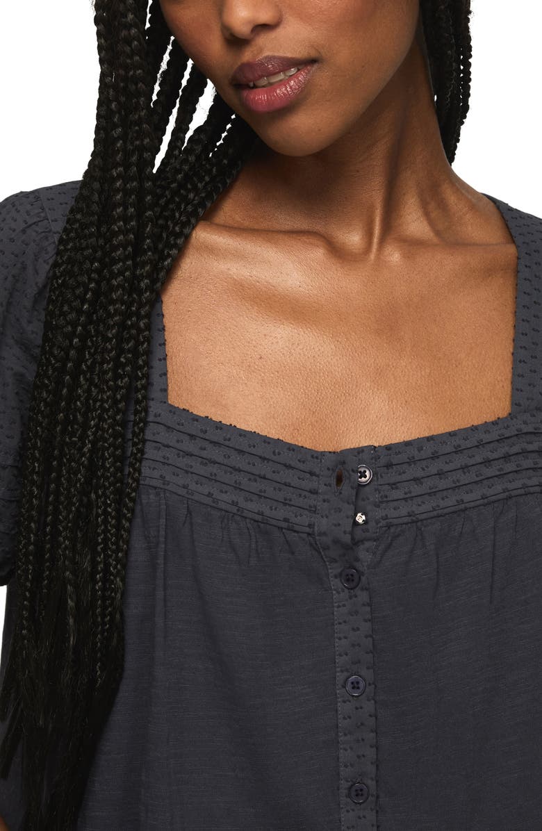Lucky Brand Clip Dot Pintuck Top, Alternate, color,
