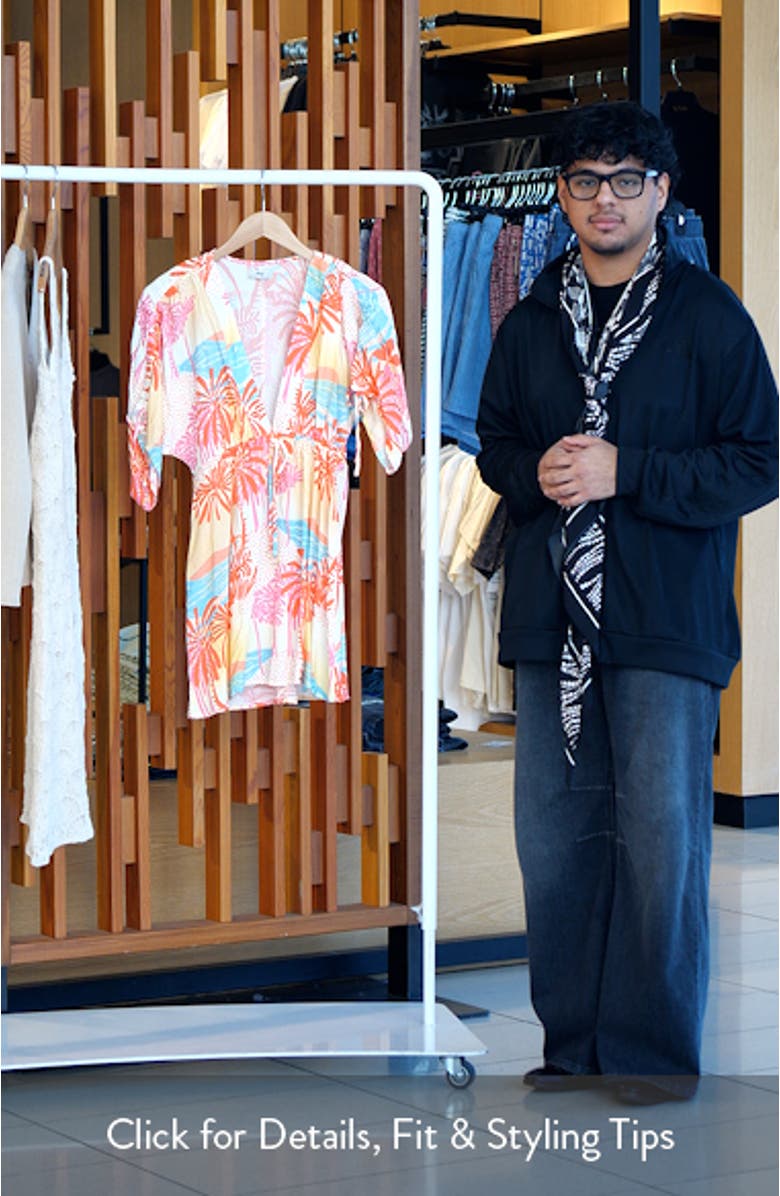 Cali Sea Mousse Cover-Up Minidress, sales video thumbnail