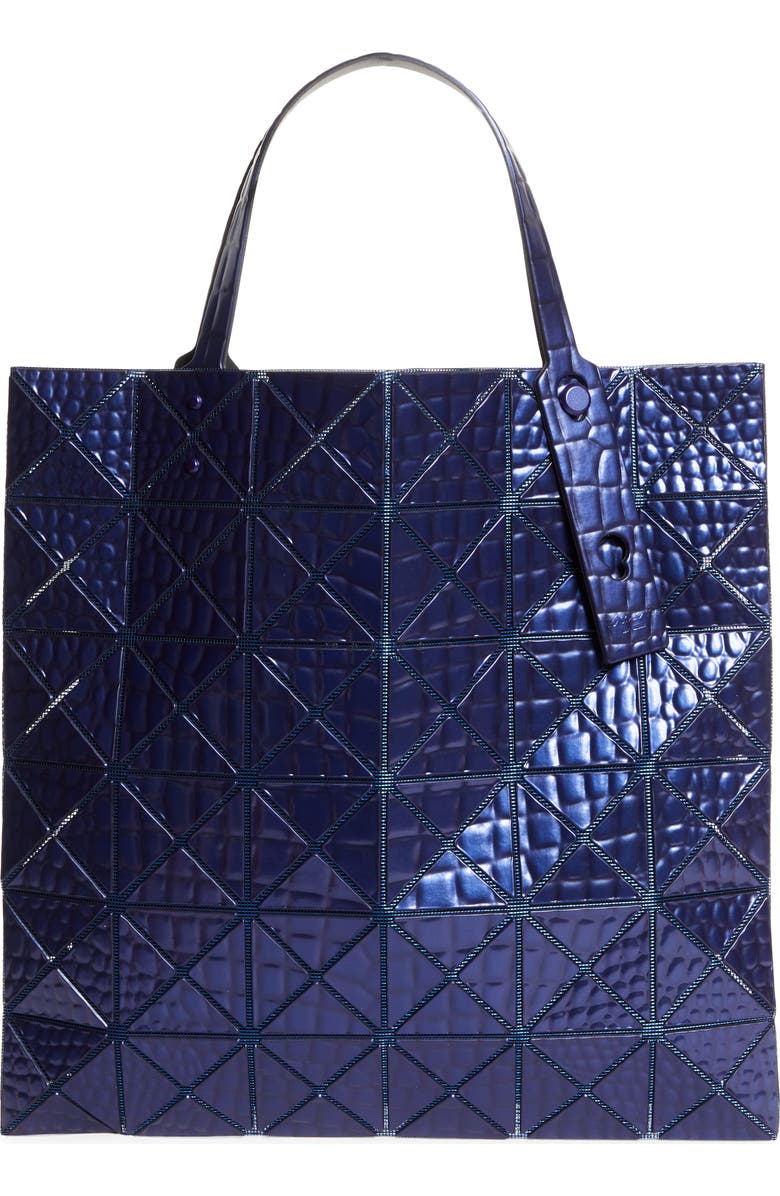 Bao Bao Issey Miyake Meta Kaiju Metallic Tote, Main, color, Blue