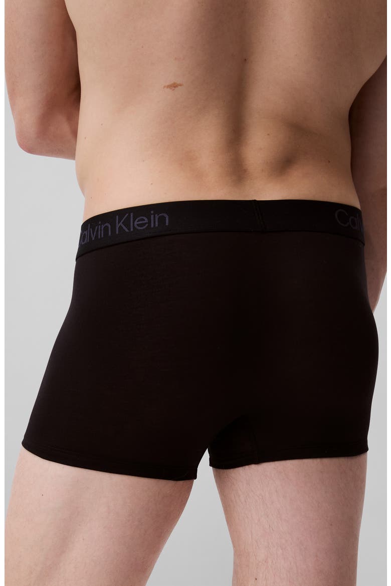 3-Pack Stretch Modal Trunks, Alternate, color, UB1 BLACK/BLACK