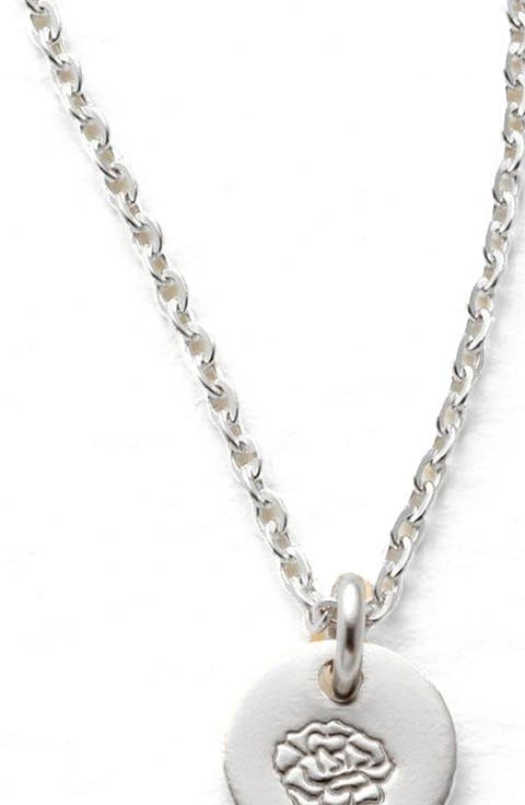 January Birth Flower Necklace